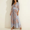 Floriana™ - Bohemian Paisley Maxi Dress