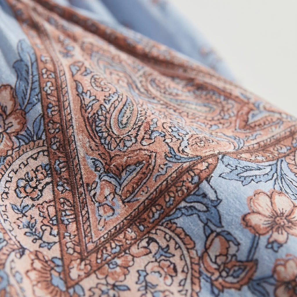 Floriana™ - Bohemian Paisley Maxi Dress