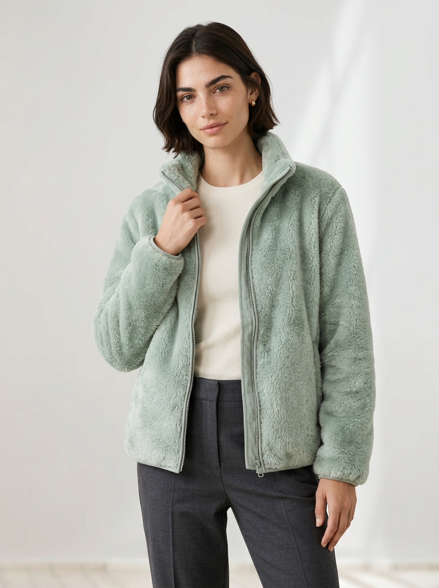 Alina™ | Cozy Zip Jacket