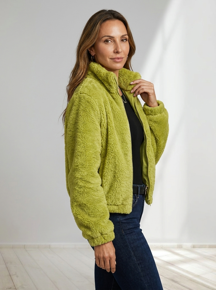 Aspen™ | Cozy Zip Teddy Jacket