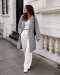 Seraphine™ | Women's Plaid Coat Polyester