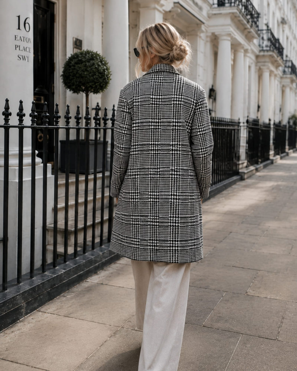 Seraphine™ | Women's Plaid Coat Polyester