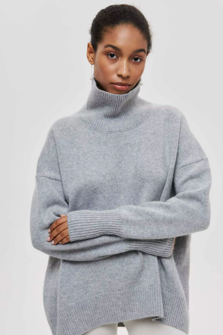Seraphina™ | Women's Turtleneck Sweater Brushed Knit