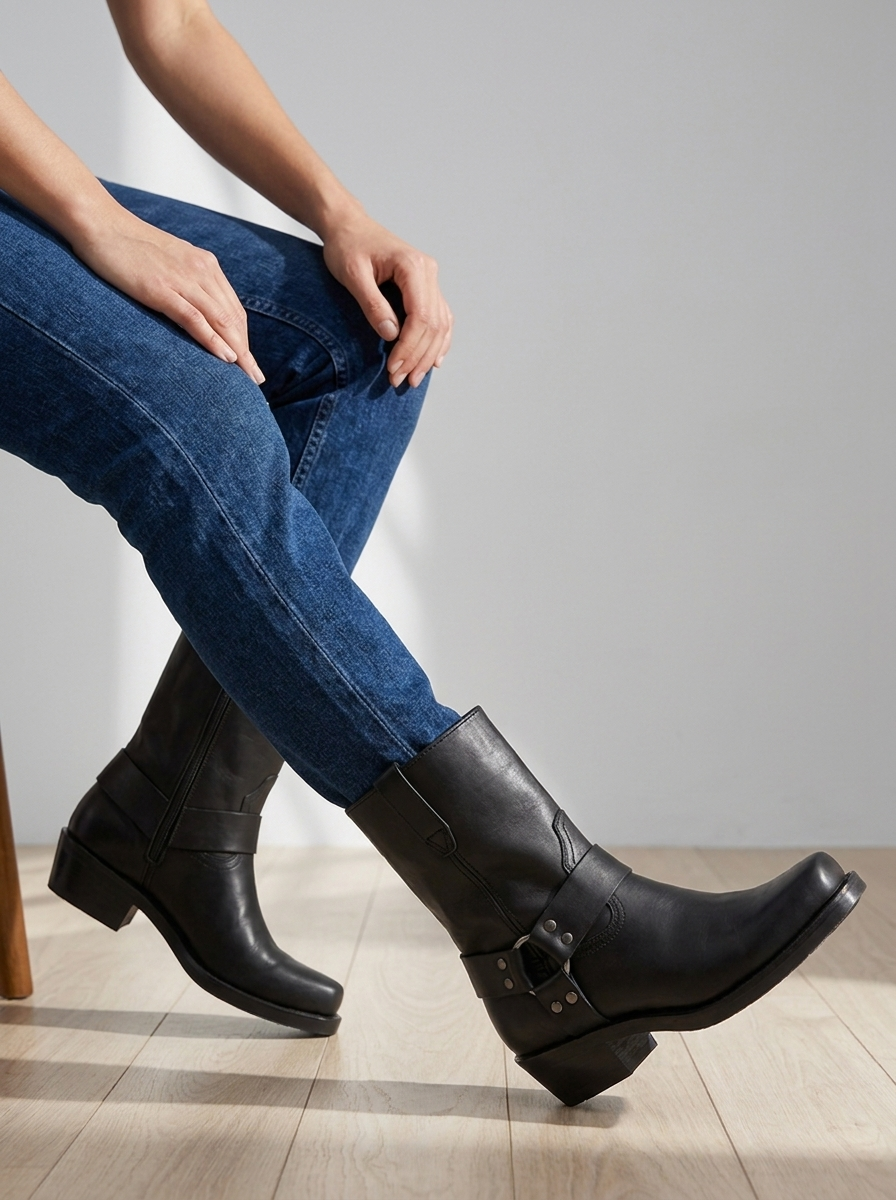 Dravon™ | Harness Leather Boots