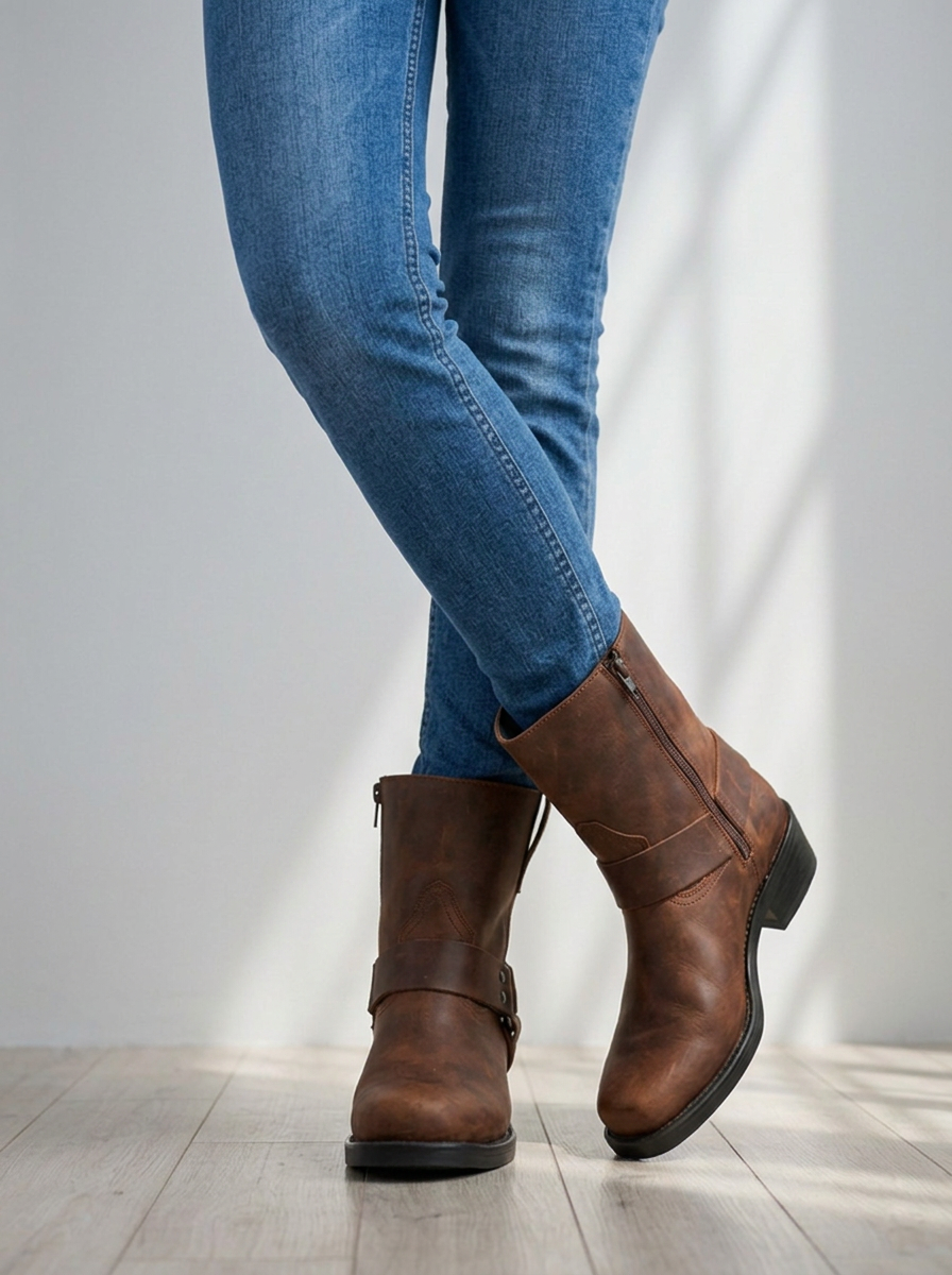 Dravon™ | Harness Leather Boots