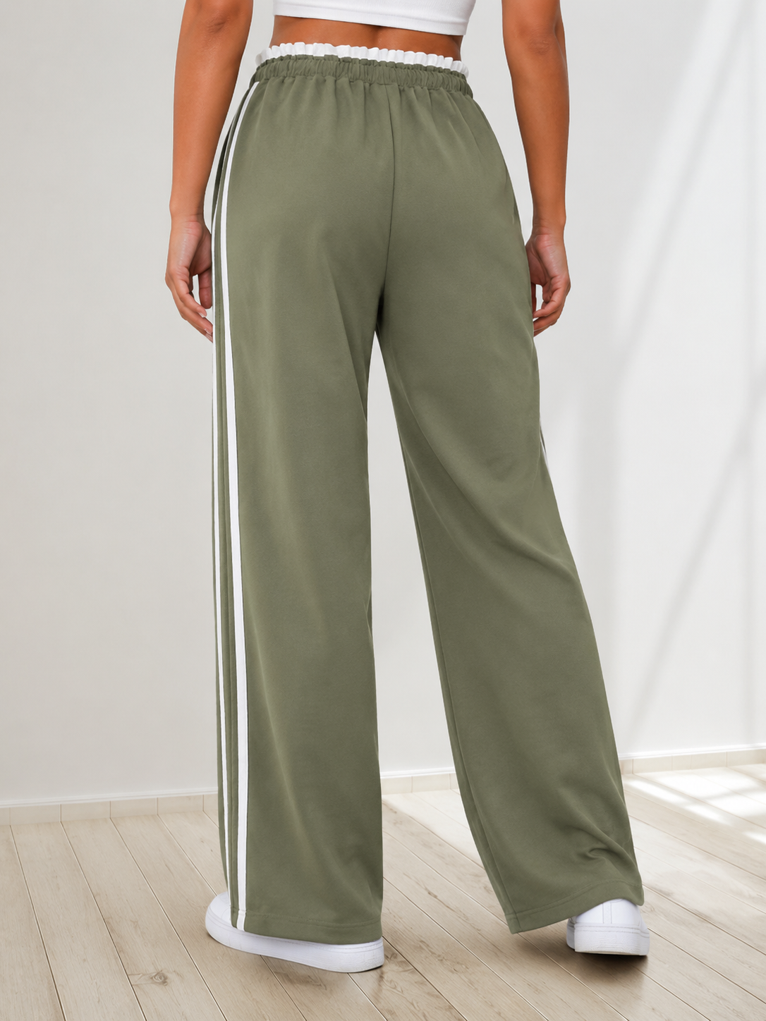 Mila™ | High Waisted Wide Leg Joggers