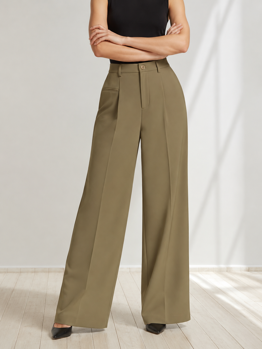 Harper™ | Elegant Wide-Leg Trousers