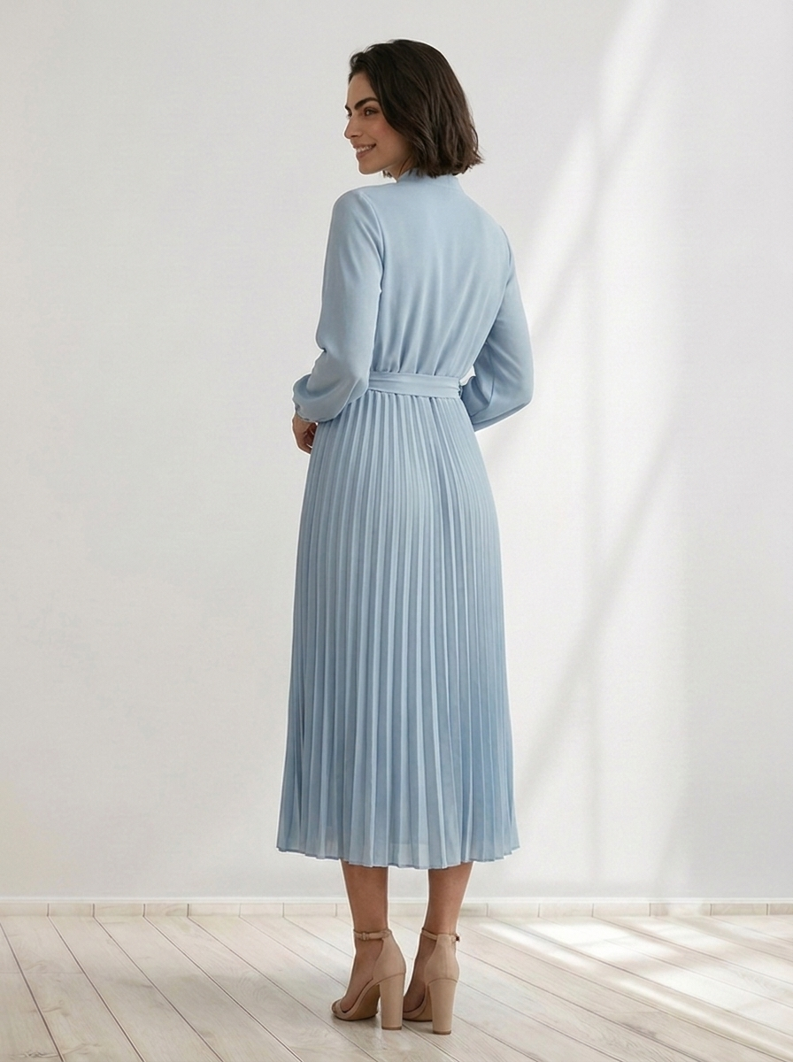 Elysia™ | Pleated Midi Dress