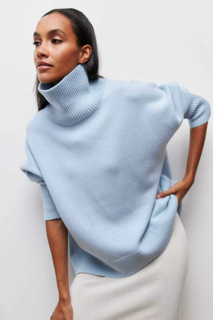 Seraphina™ | Women's Turtleneck Sweater Brushed Knit