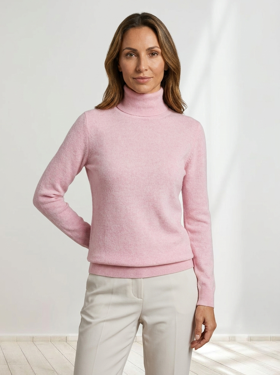 Solenne™ | Classic Turtleneck Sweater