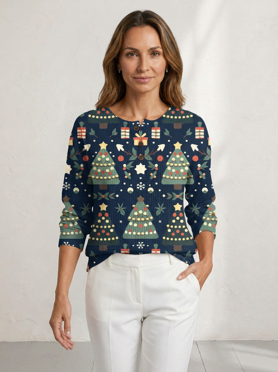 Elvara™ | Waffle Knit Sweater