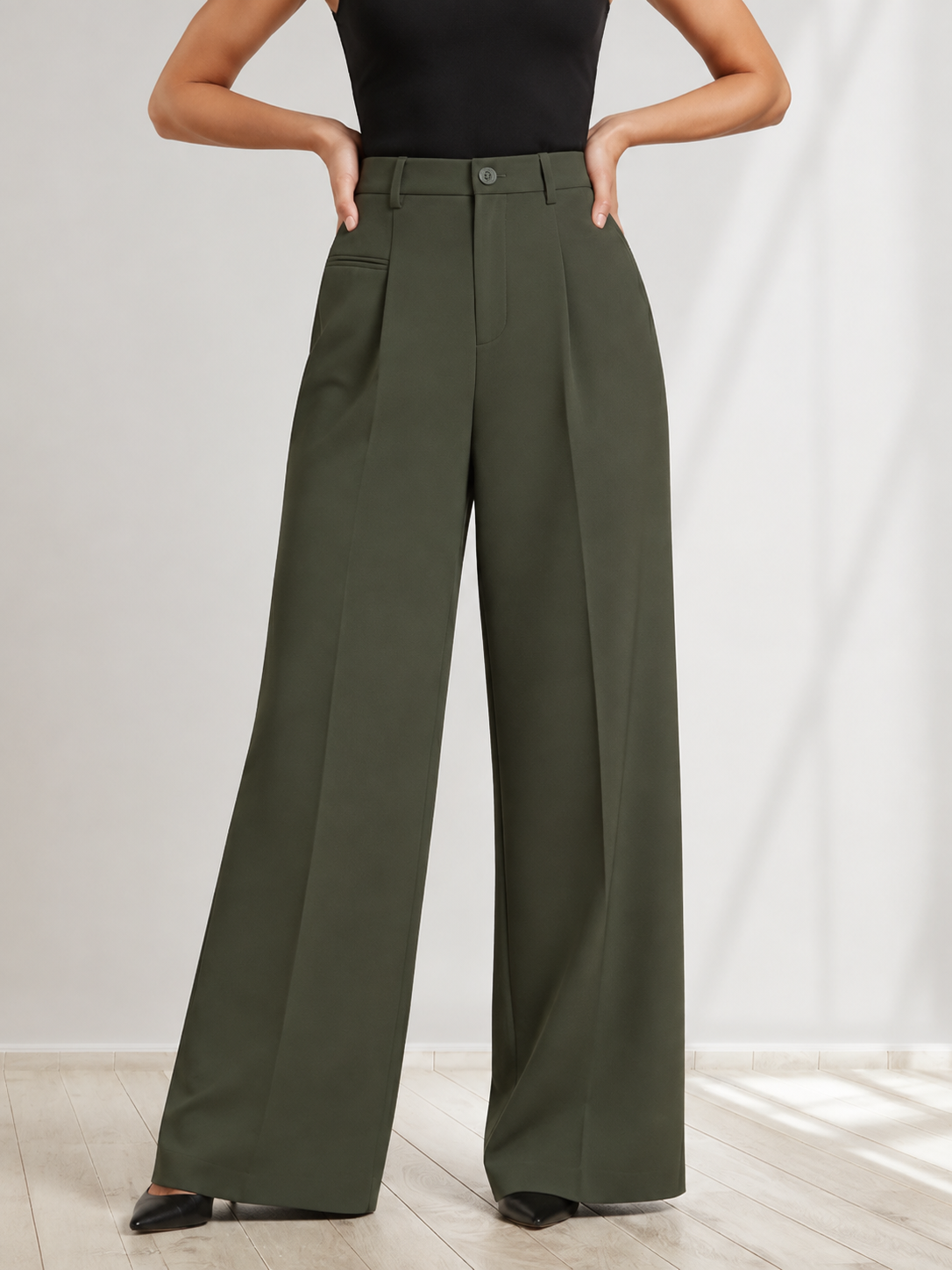 Harper™ | Elegant Wide-Leg Trousers