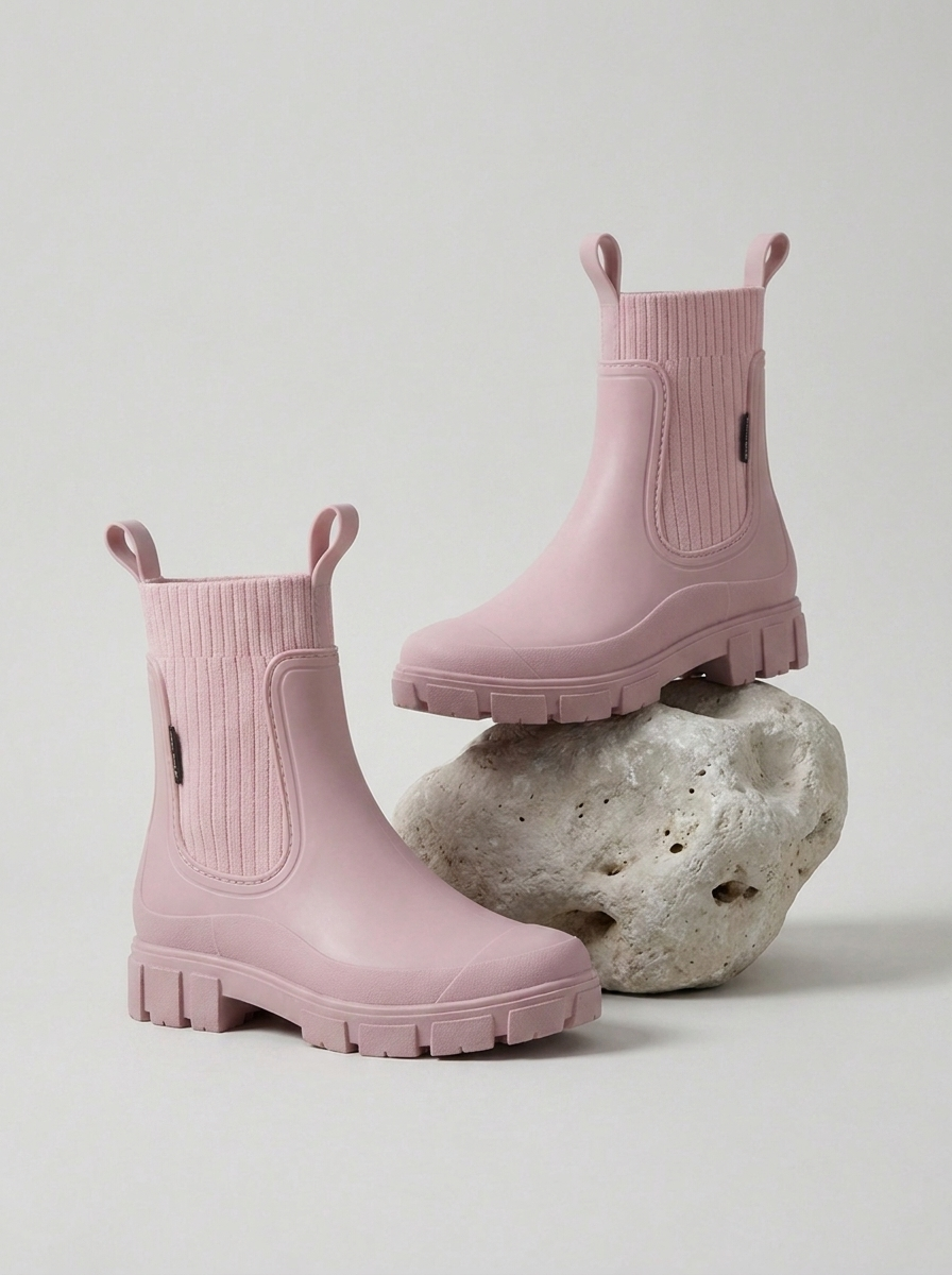Elina™ | Chunky Chelsea Rain Boots