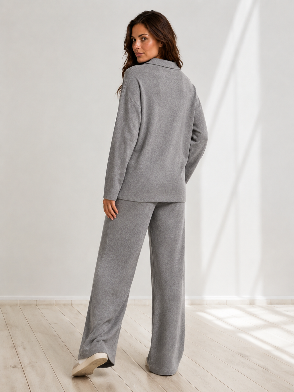 Elodie™ | Polo Top & Wide Leg Trouser Set