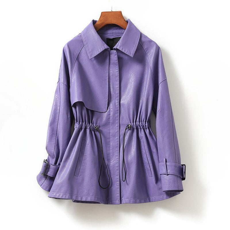 Solene™ | Women's Leather Jacket Sheepskin