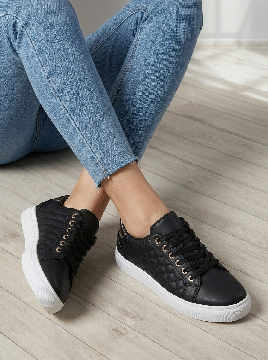 Amélie™ | Quilted Platform Sneakers