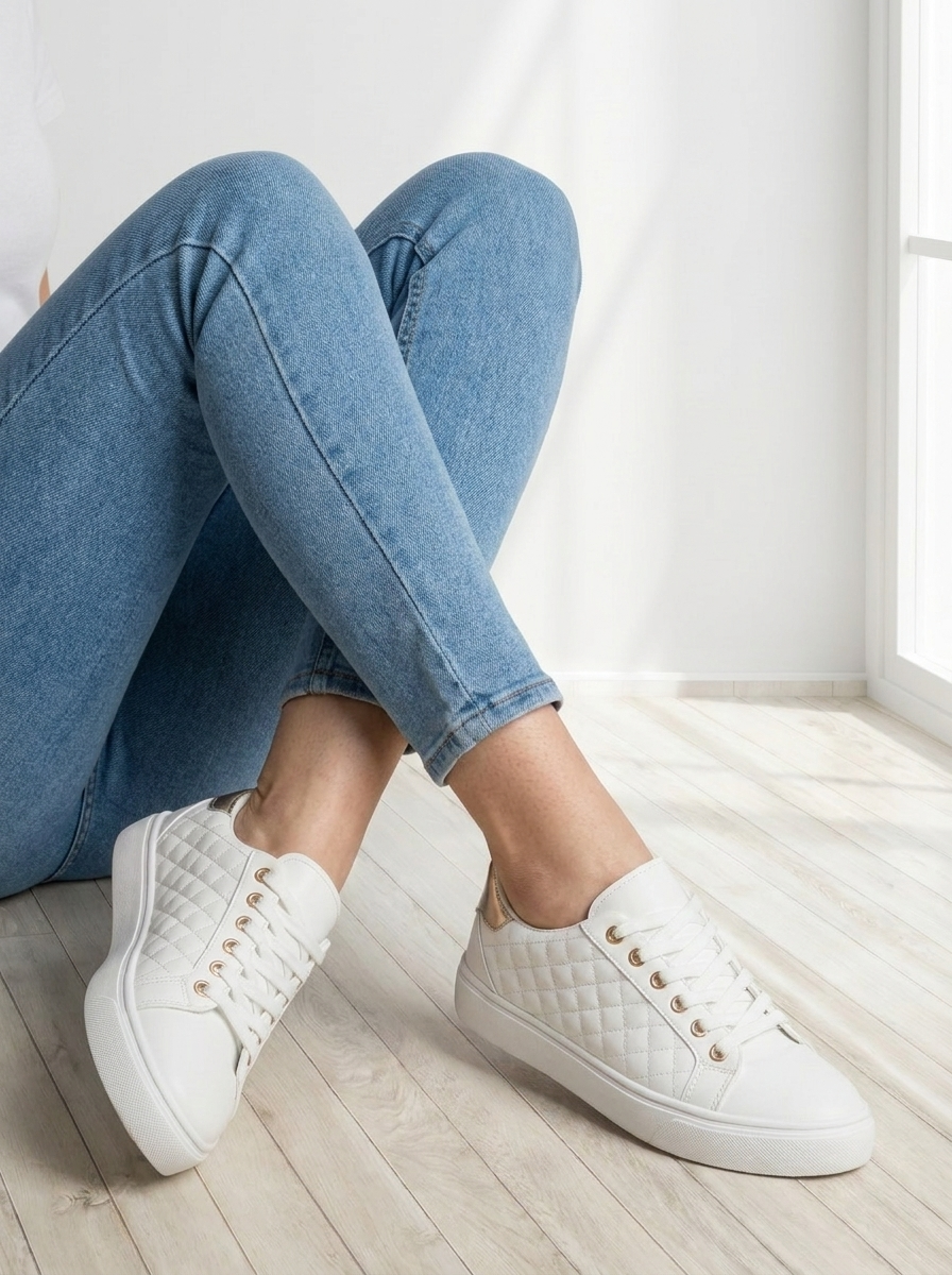 Amélie™ | Quilted Platform Sneakers