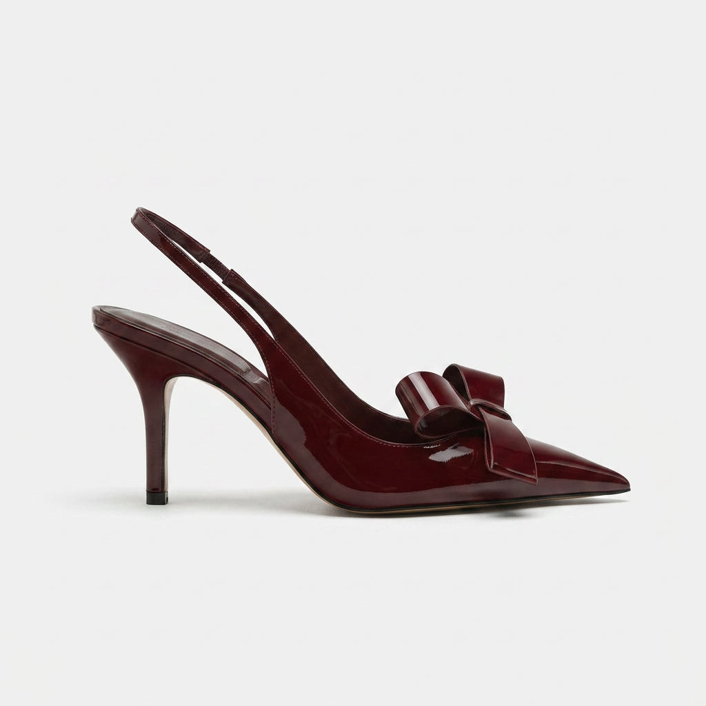 Roselle™ | Bow Slingback Heels
