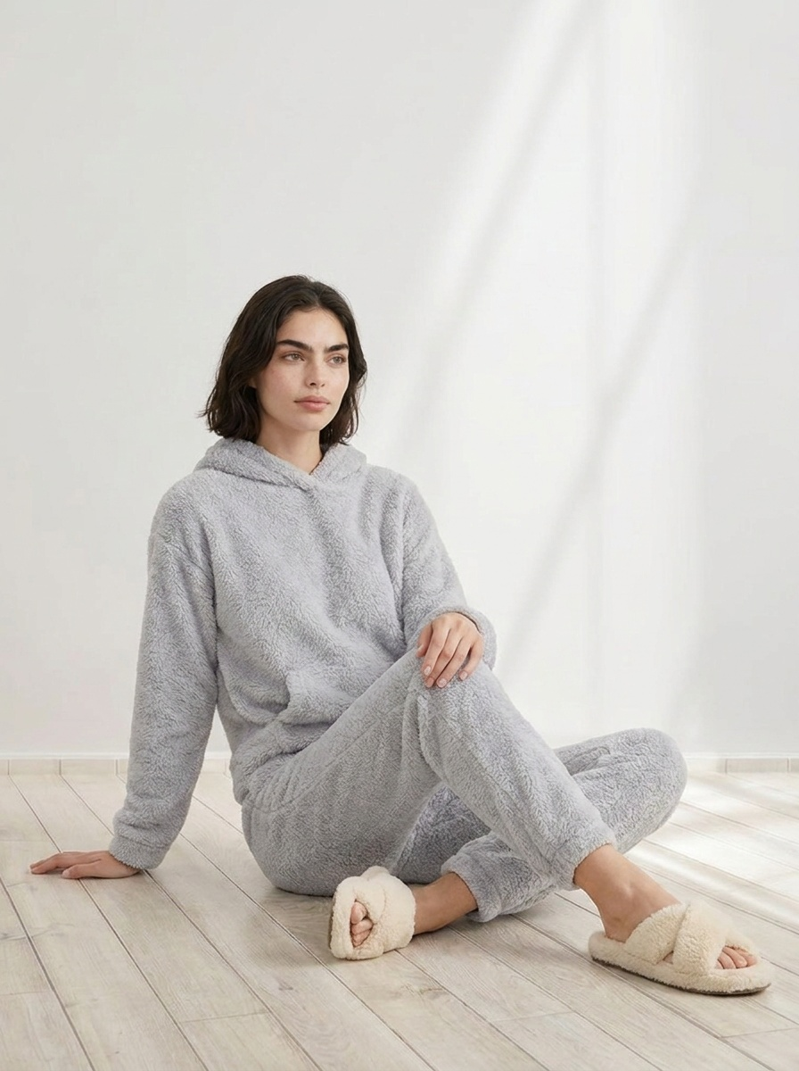 Elara™ | Teddy Fleece Lounge Set