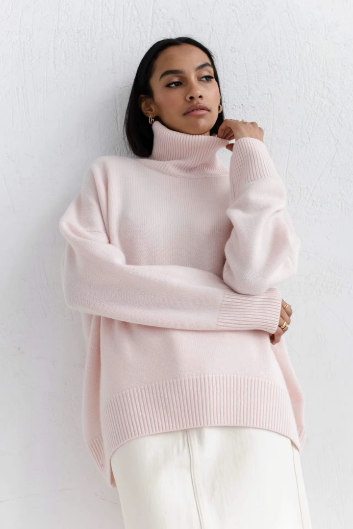 Seraphina™ | Women's Turtleneck Sweater Brushed Knit
