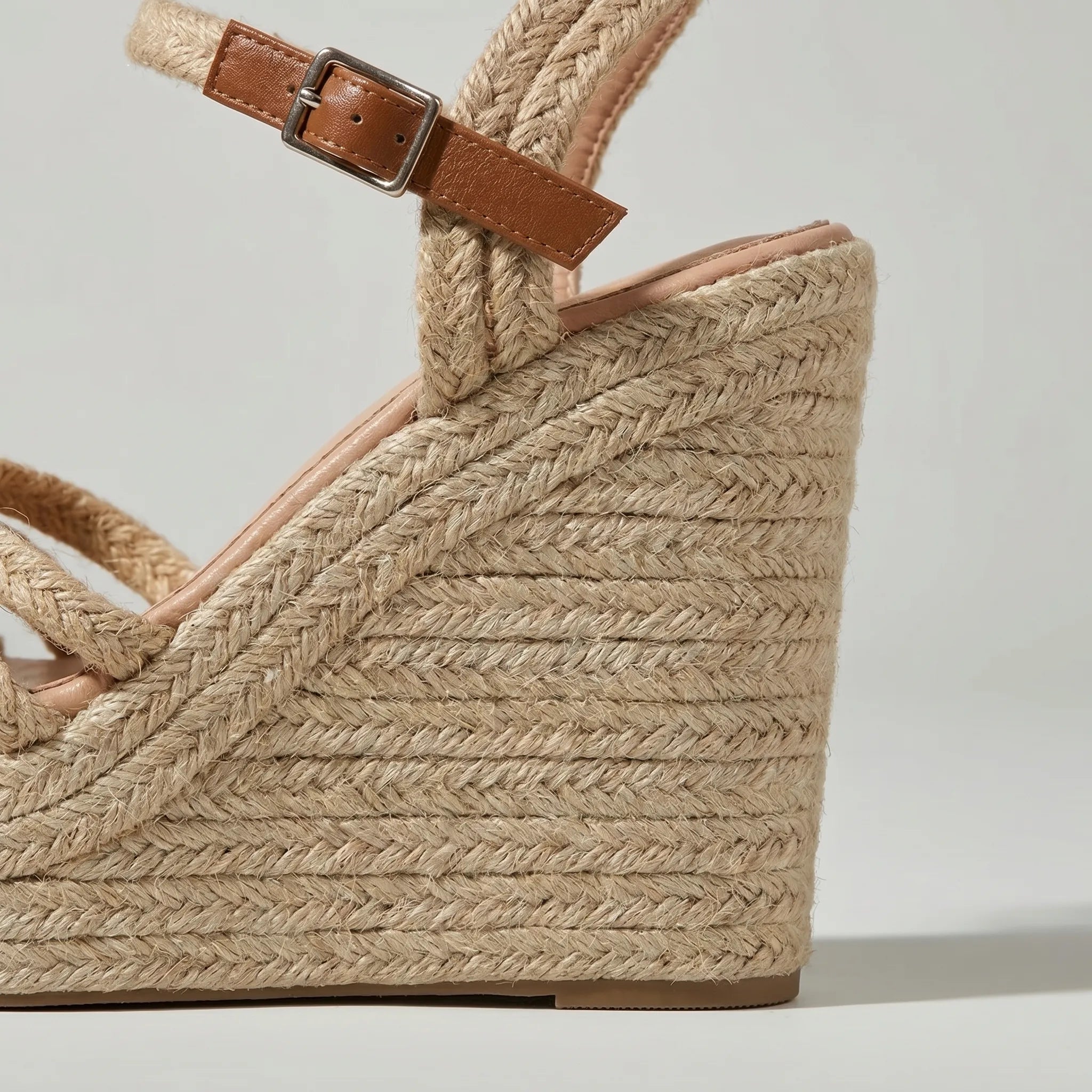 Solara™ - Woven Platform Wedge Sandals