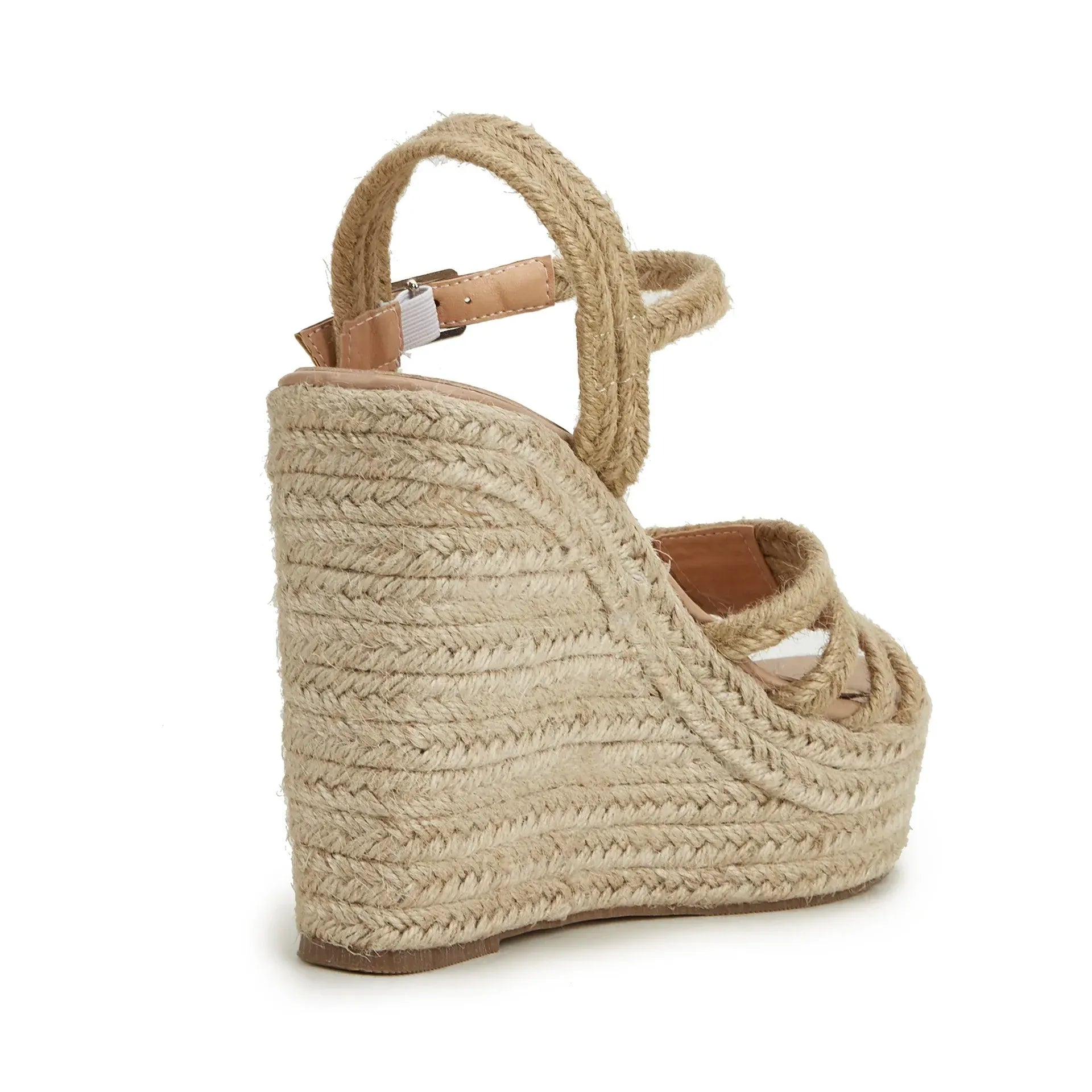 Solara™ - Woven Platform Wedge Sandals