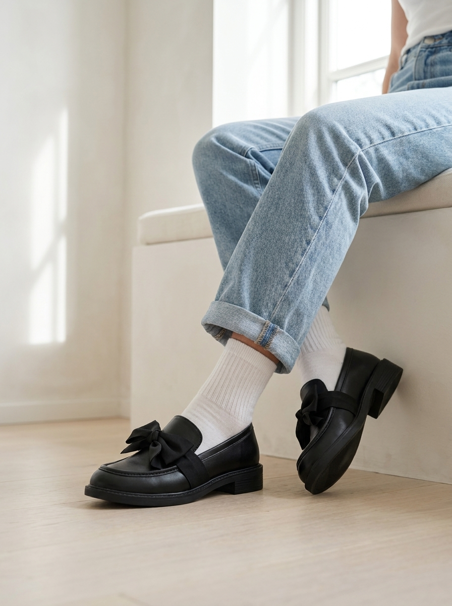 Roselle™ | Bow Loafers Shoes