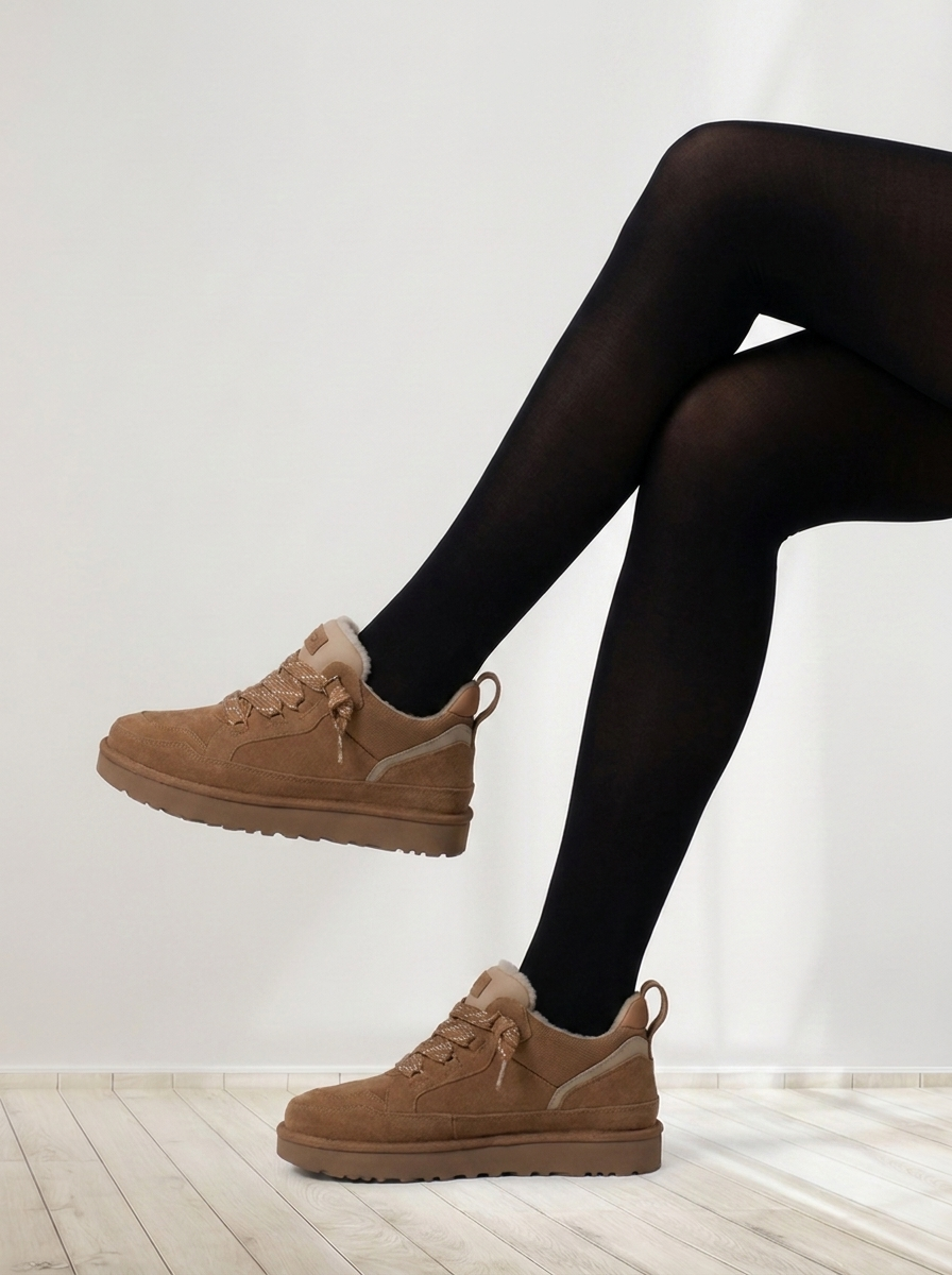 Elara™ | Suede Platform Sneakers
