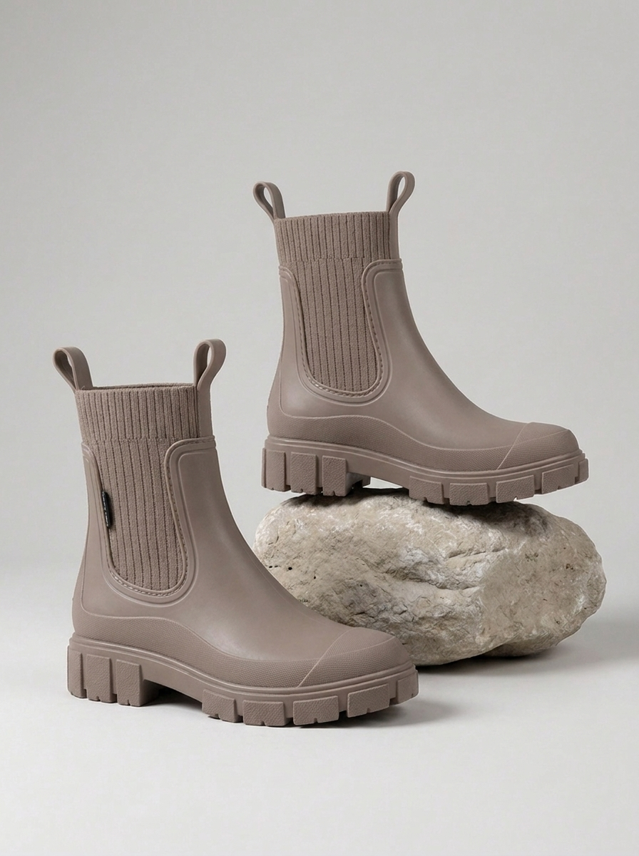 Elina™ | Chunky Chelsea Rain Boots