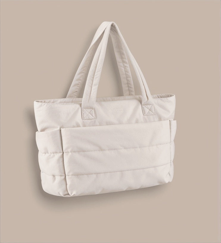 Vellora™ - Quilted Shopper Tote Bag