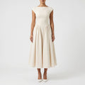 Veloria™ - Structured Midi Dress