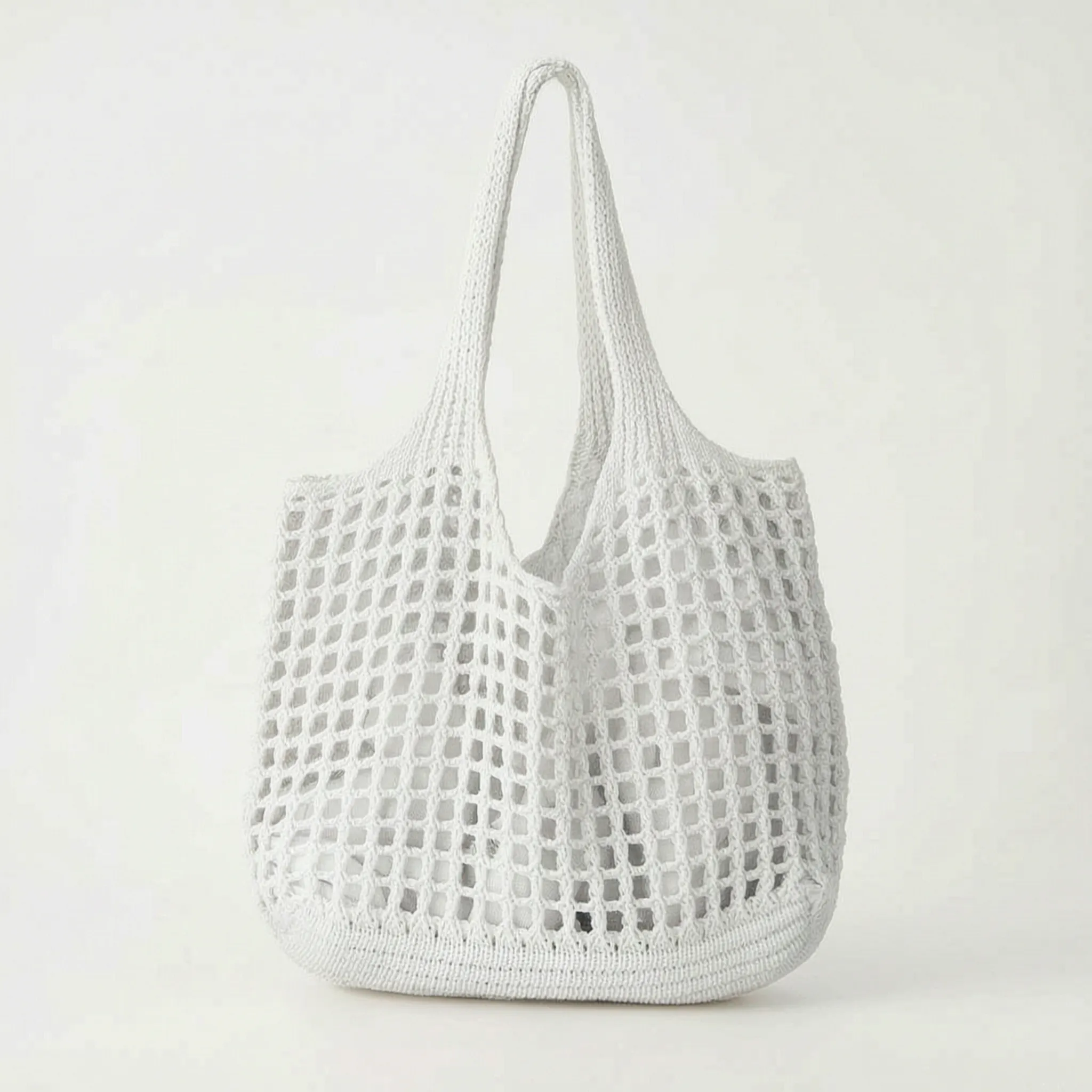 Veltura™ - Crocheted Open Mesh Tote Bag