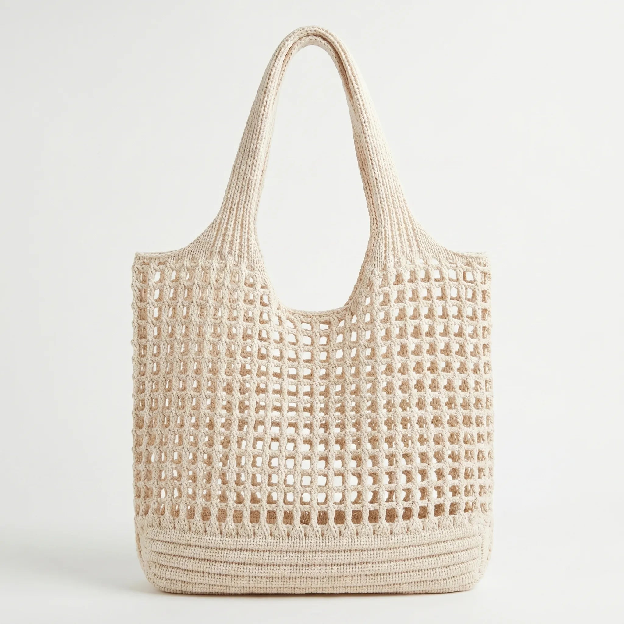 Veltura™ - Crocheted Open Mesh Tote Bag