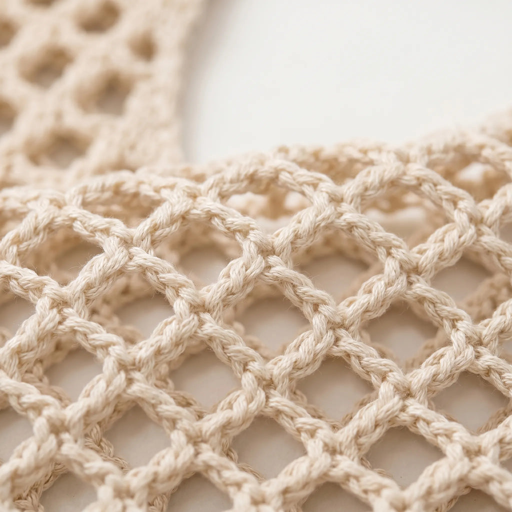 Veltura™ - Crocheted Open Mesh Tote Bag