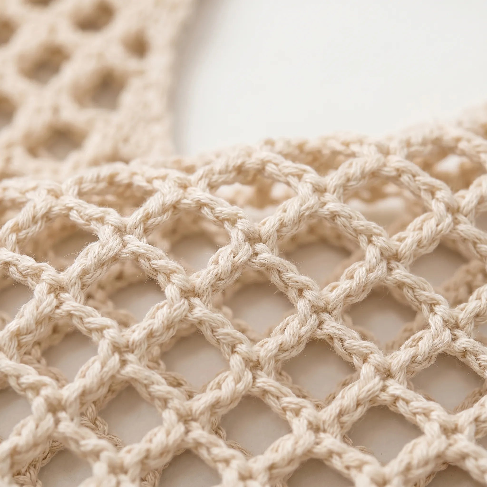 Veltura™ - Crocheted Open Mesh Tote Bag