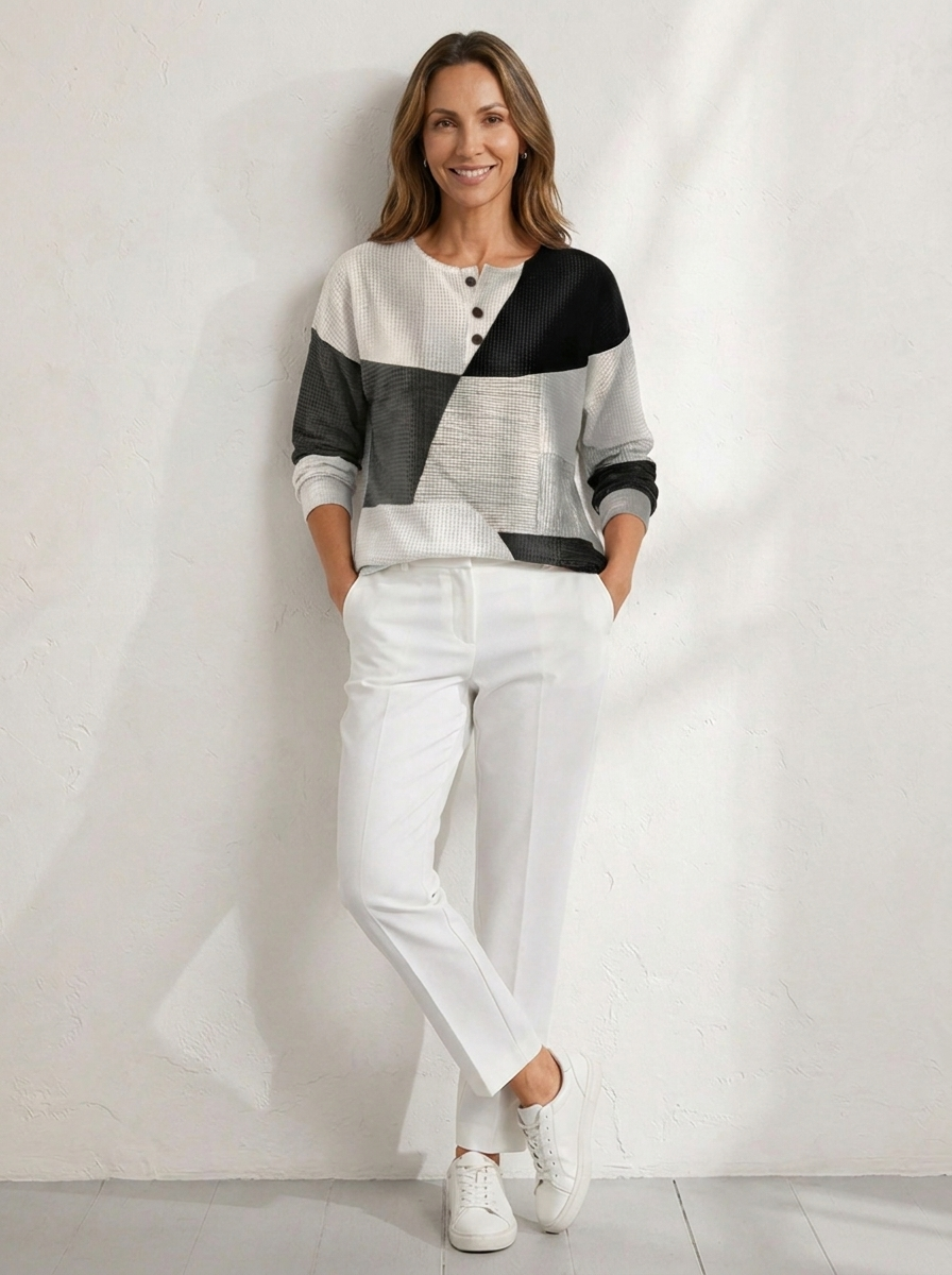 Elvara™ | Waffle Knit Sweater