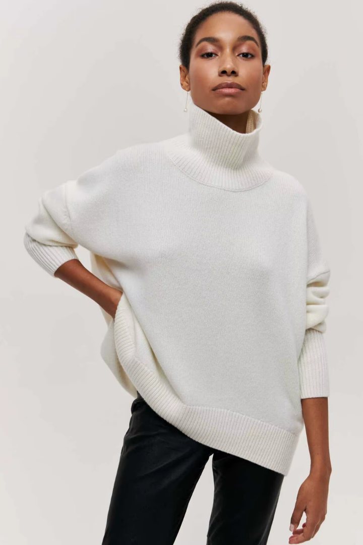 Seraphina™ | Women's Turtleneck Sweater Brushed Knit