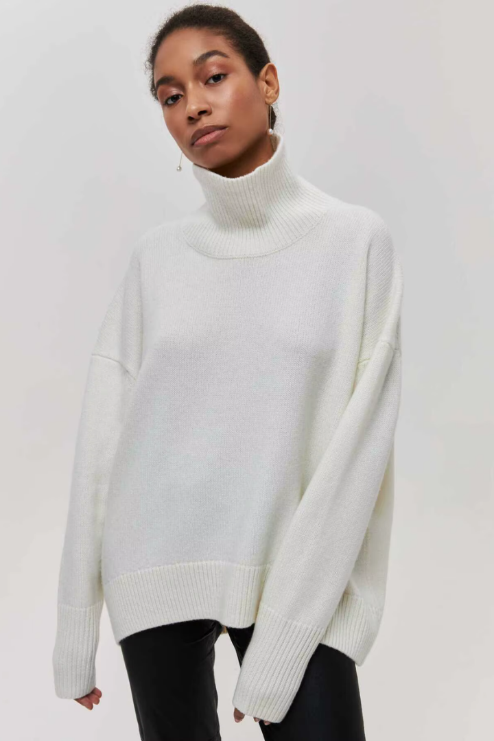 Seraphina™ | Women's Turtleneck Sweater Brushed Knit