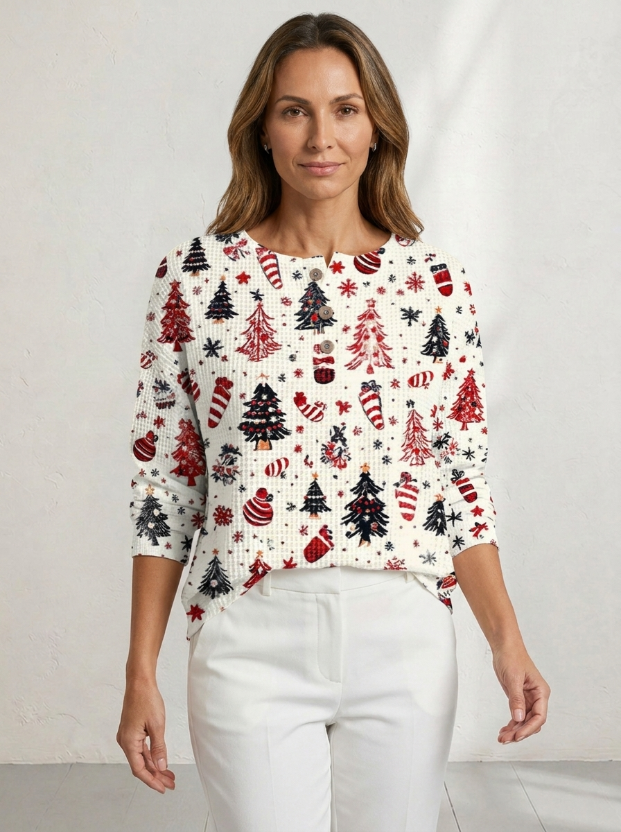 Elvara™ | Waffle Knit Sweater