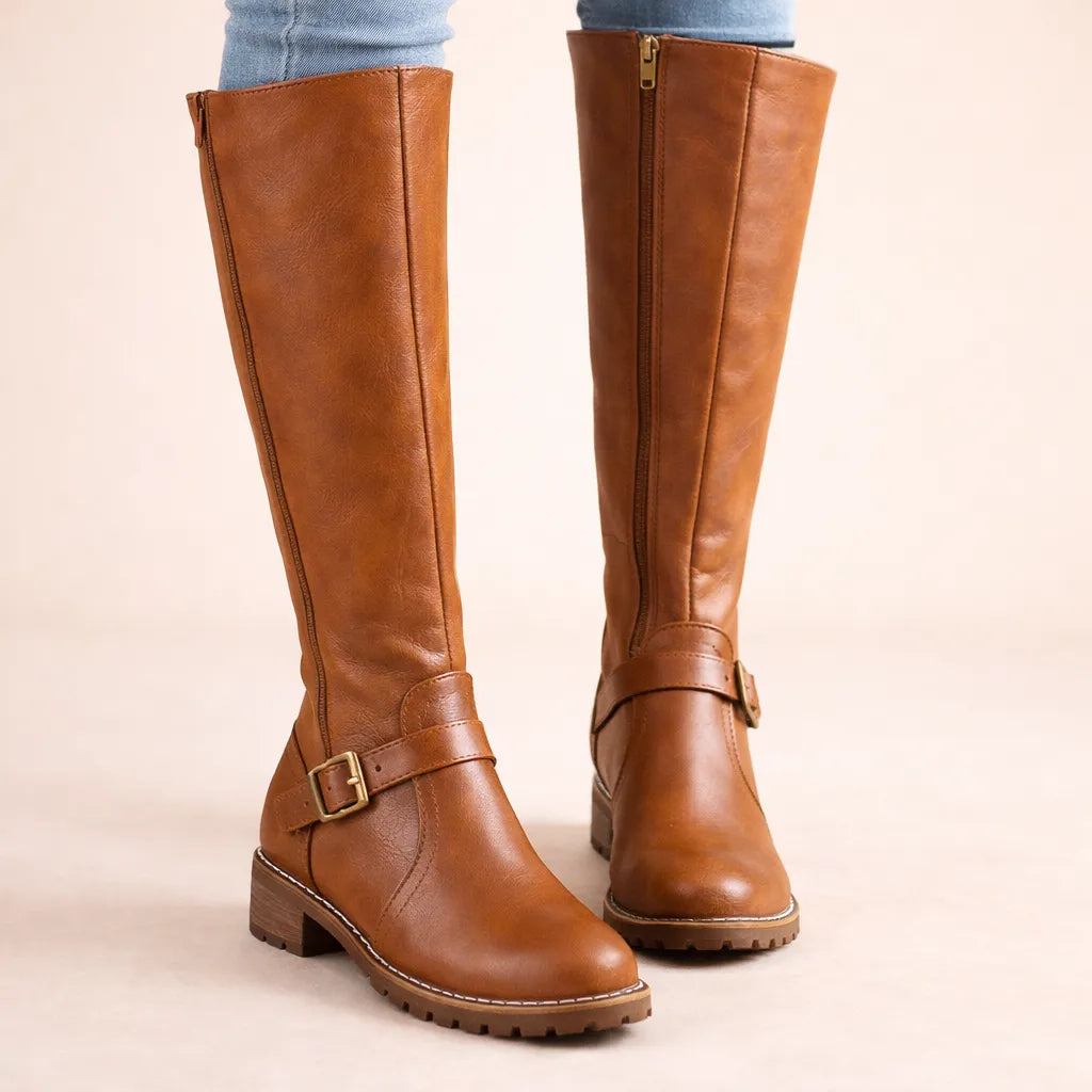 Beatrix™ | Women's Knee High Leather Boots