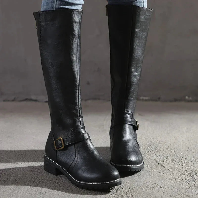 Beatrix™ | Women's Knee High Leather Boots