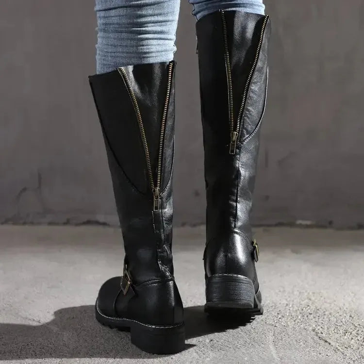 Beatrix™ | Women's Knee High Leather Boots