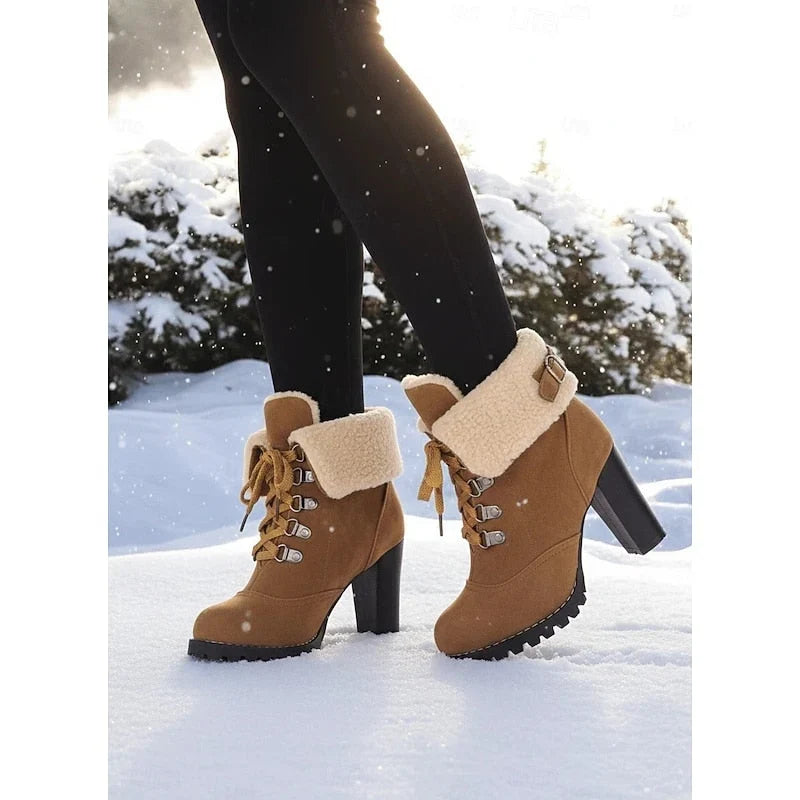 Rosalind™ | Women's Lace Up Ankle Boots Suede