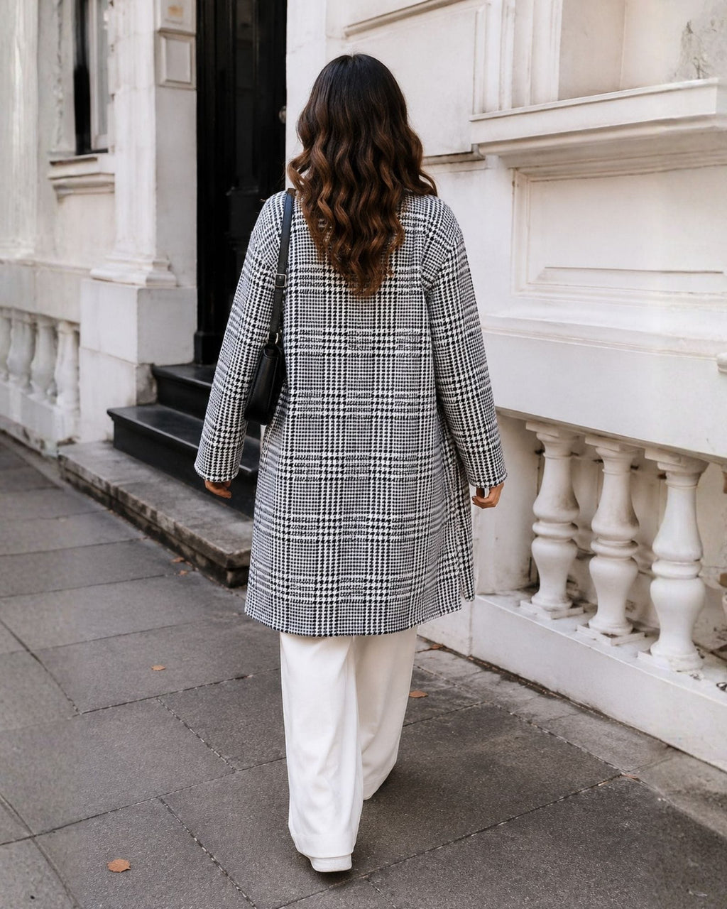 Seraphine™ | Women's Plaid Coat Polyester