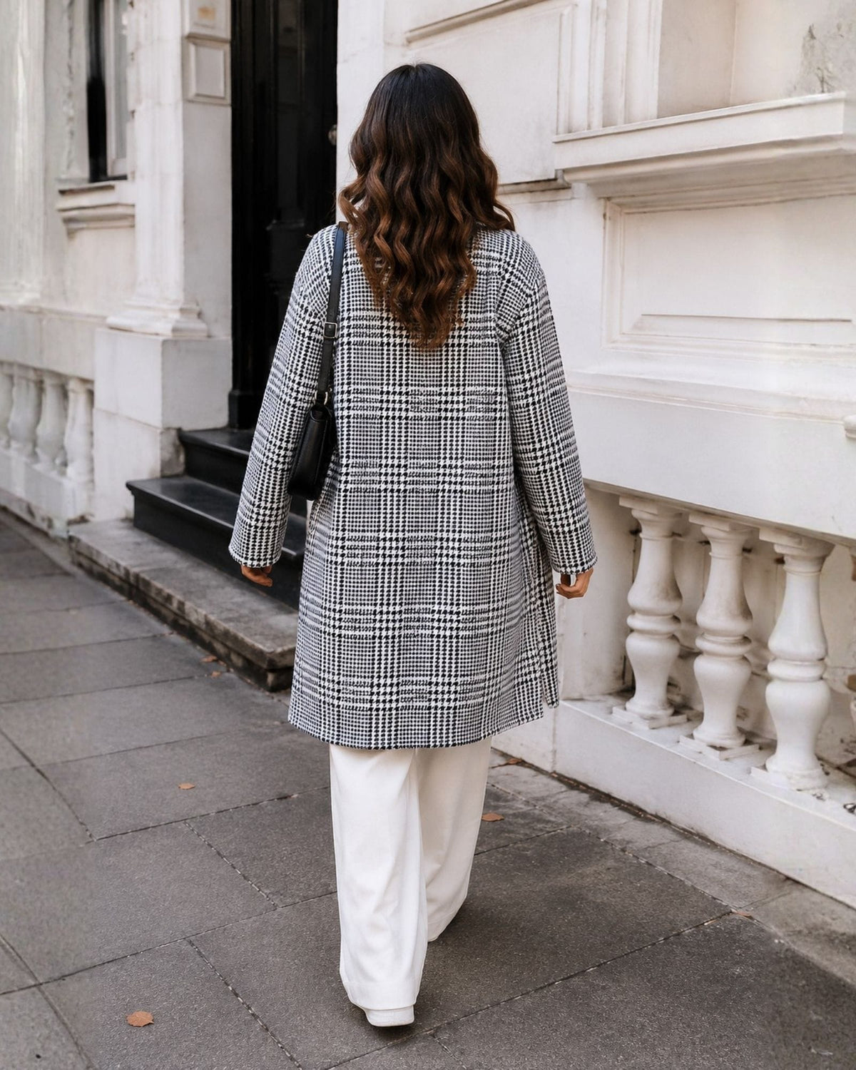 Seraphine™ | Women's Plaid Coat Polyester