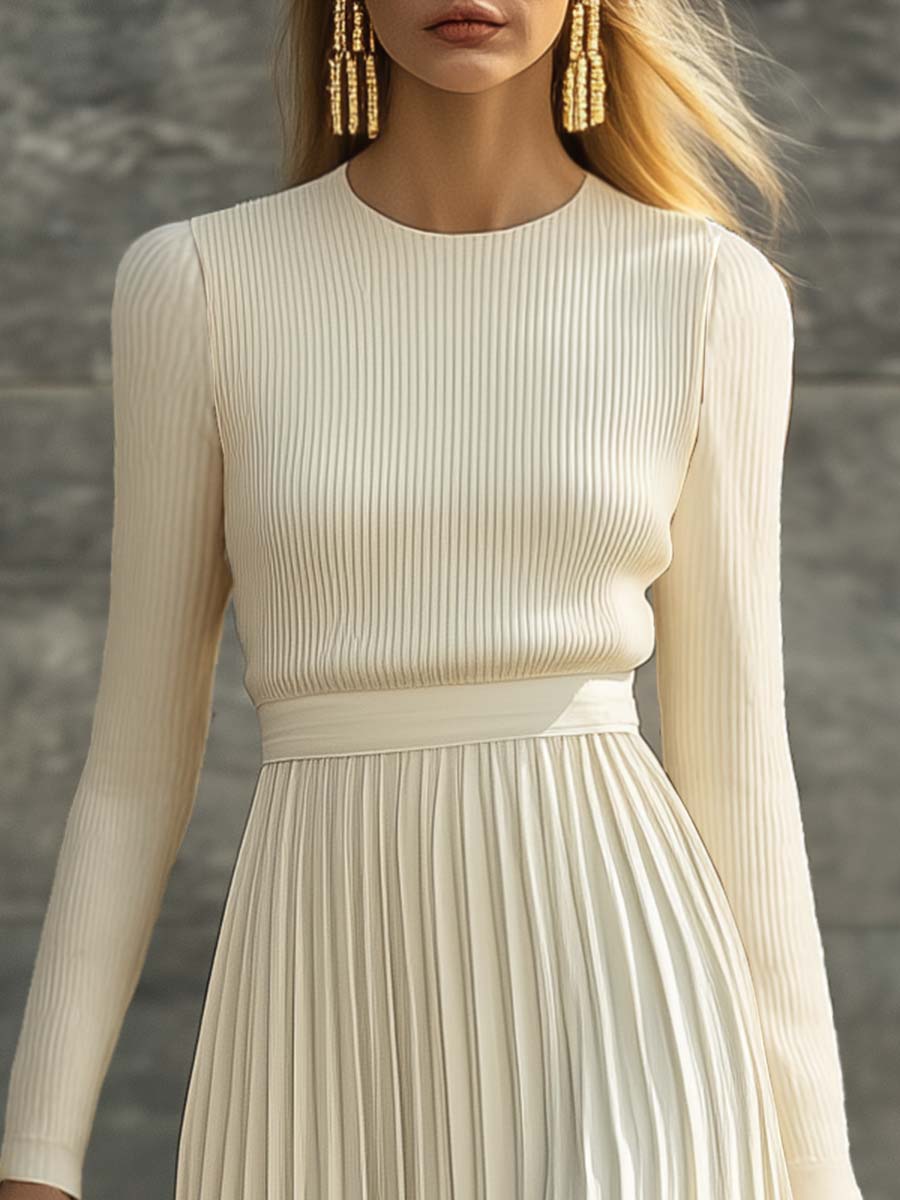 Aurelia™ | Women's Pleated Maxi Dress