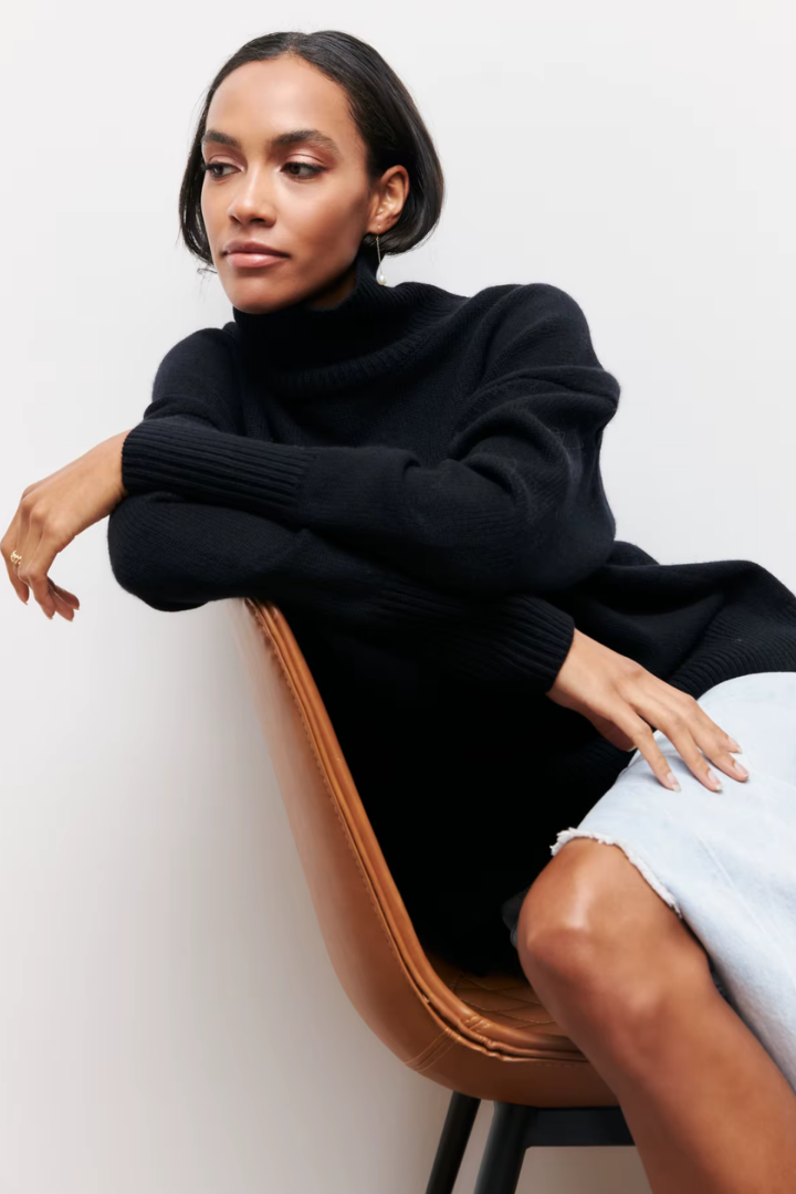Seraphina™ | Women's Turtleneck Sweater Brushed Knit