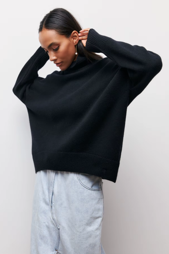 Seraphina™ | Women's Turtleneck Sweater Brushed Knit