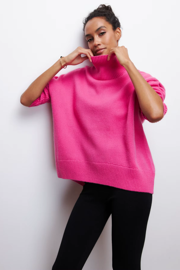 Seraphina™ | Women's Turtleneck Sweater Brushed Knit