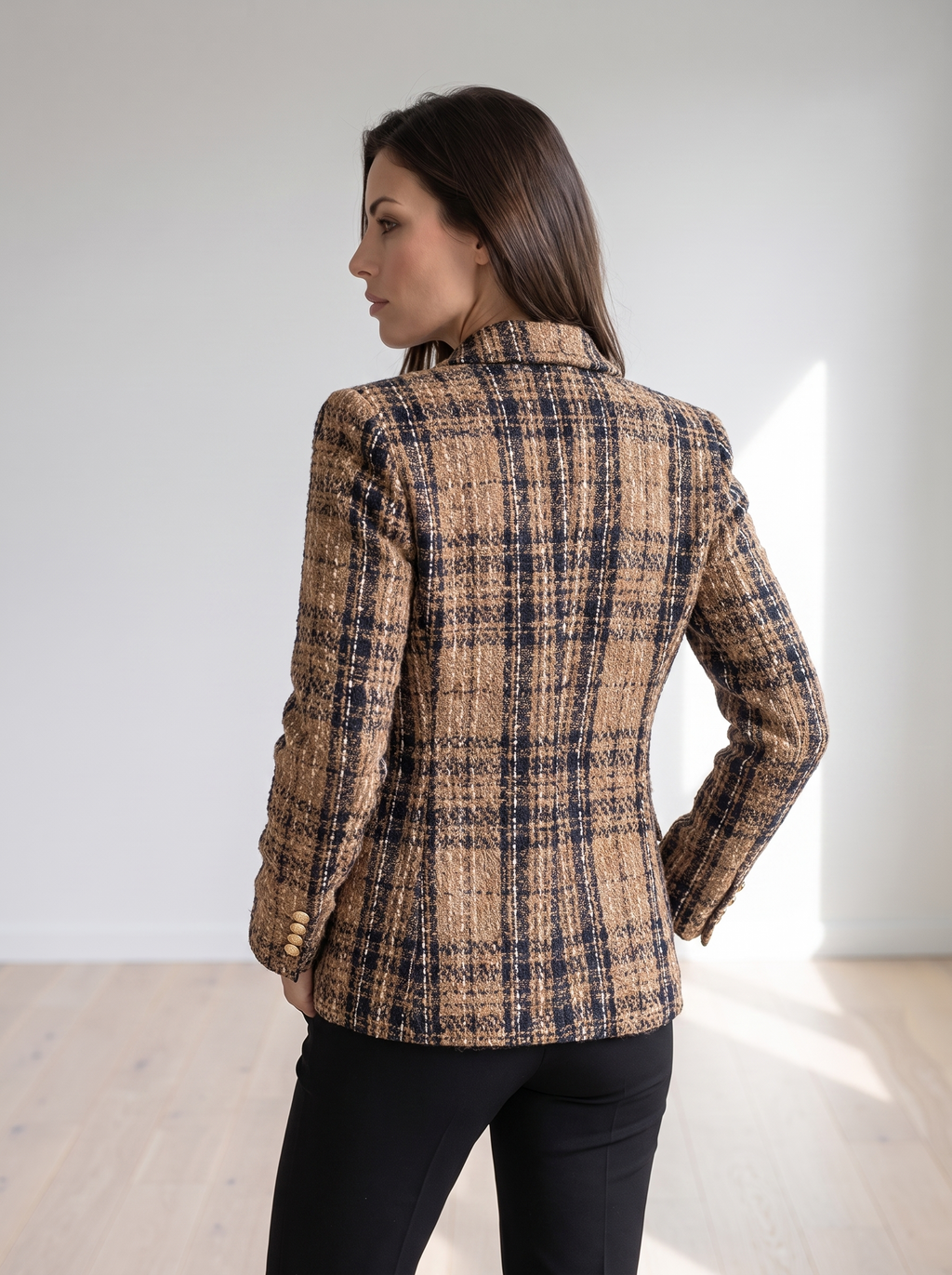 Elara™ | Women's Tweed Blazer
